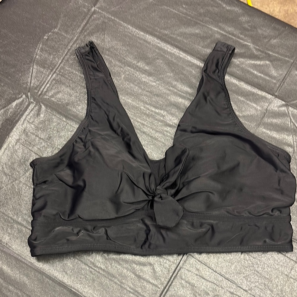 Torrid Black Bralette with Knot Detail